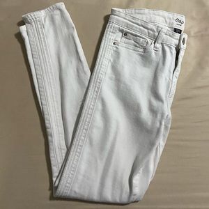 Gap white moto jeggings jeans size 27 / 4